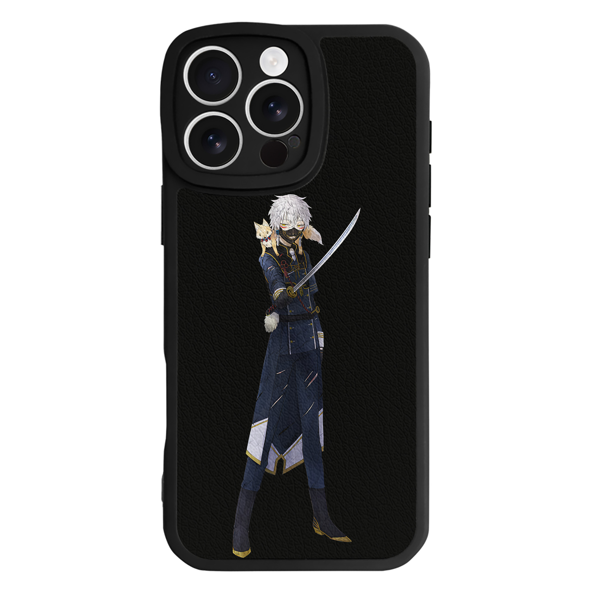 （画像用） 刀剣乱舞 Touken Ranbu 【iPhone 16シリーズ対応】シリコンスマホケース（レザー調） 材質：シリコン